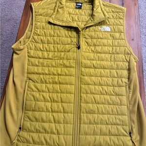 The North Face Mustard Quilted Jacket